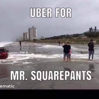 The RedJeepDorian - Uber For Mr Squarepants Meme